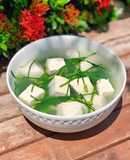 Canh Bông Hẹ Đậu Hũ (Món Chay)