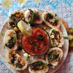 A picture of Semolina Spring Rolls.