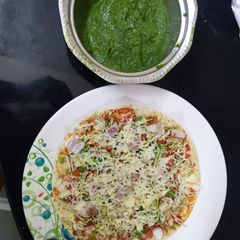 Veg pizza A picture of Veg pizza.
