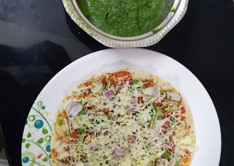 Recipe of Delicious Veg pizza