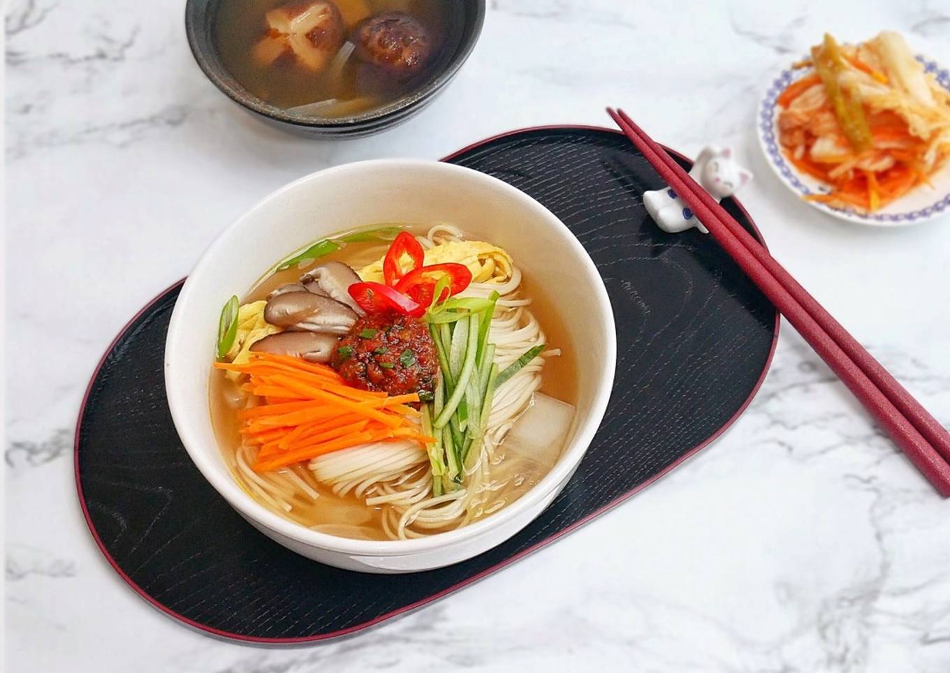 Korean Soybean Soup Noodle - Guksu Crash Landing On You