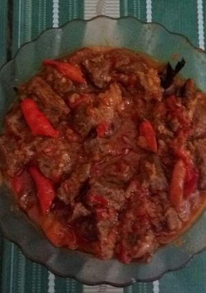 Foto resep Oseng Mercon Daging