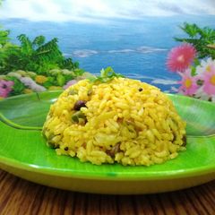 A picture of Cabbage Batani Bhat.