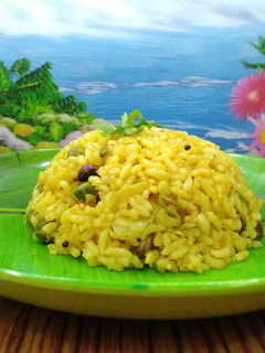 A picture of Cabbage Batani Bhat.