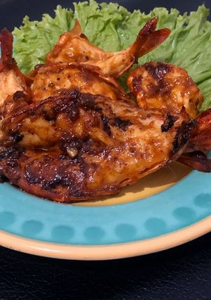 Foto resep Udang Bakar Madu Umami (pedas,asam,manis)