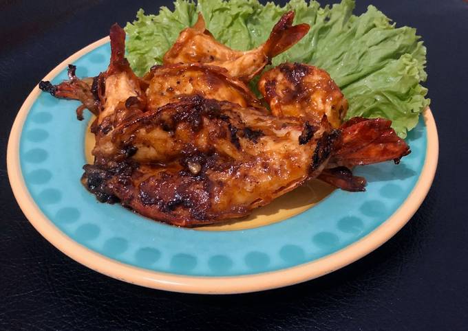 Udang Bakar Madu Umami (pedas,asam,manis)