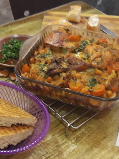 Une photo de Gratin de chou-fleur aux pois chiches