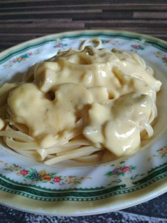 Foto resep Fettucini mushroom dg saus putih (carbonara)