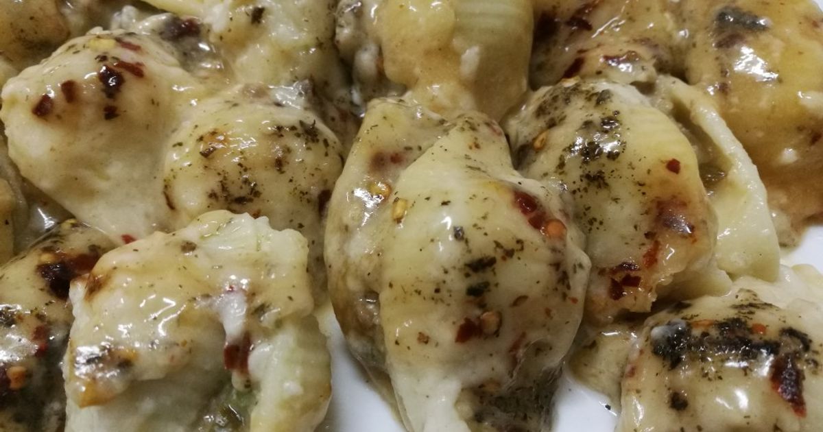 Stuffed Shell Lasagna Recipe by Samra Suhail - Cookpad