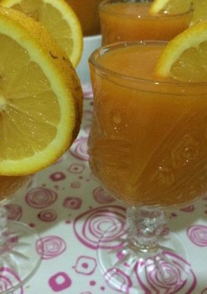 صورة لوصفة طريقة عمل عصير الجزرالطازج والبرتقال