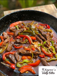 A picture of Beijing beef.