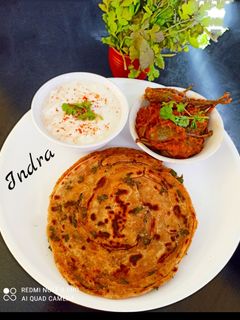 बटर गार्लिक लच्छा पराठा (butter garlic lachha paratha recipe in Hindi) रेसिपी मुख्य फोटो