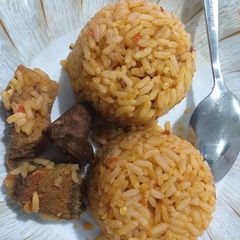 A picture of Simple jollof rice.