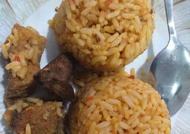 Simple jollof rice