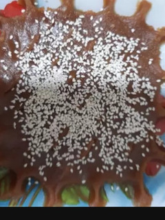 عکسی از دستور حلوا با شیره انگور و دارچین