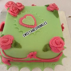 A picture of Fondant Birthday Cake.