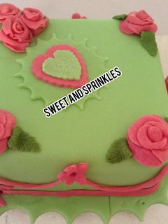A picture of Fondant Birthday Cake.