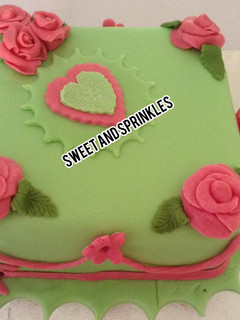 A picture of Fondant Birthday Cake.