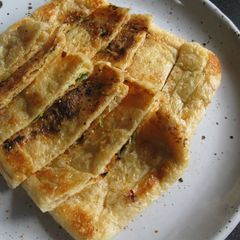 A picture of Crispy 'Abura-age' with Miso & Spring Onion.