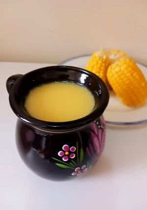 Una foto de Atole de Elote 🌽🌽🌽