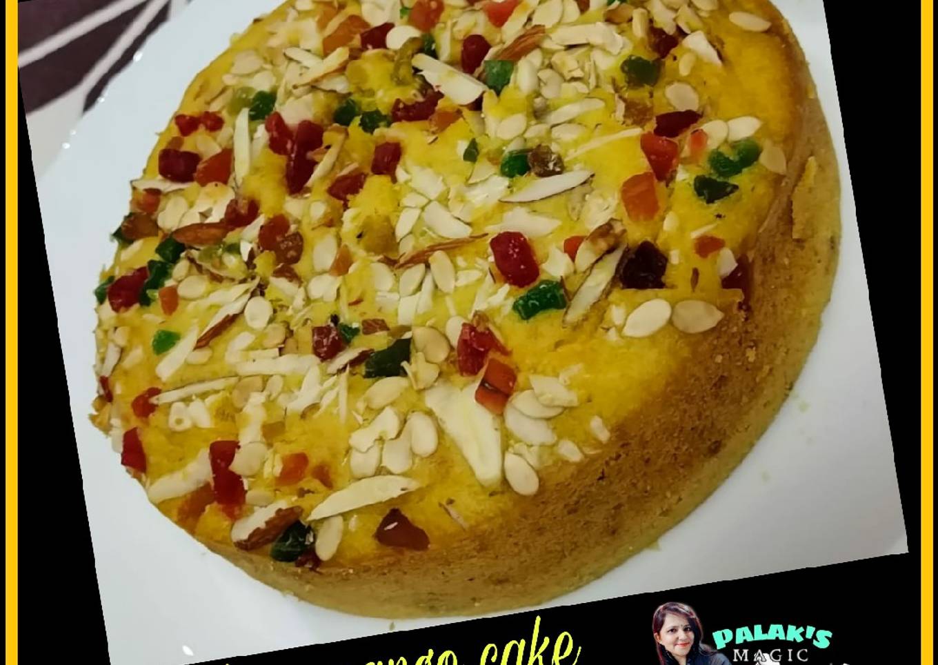 Semolina mango cake