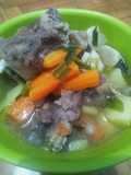 Sop tulang daging segar