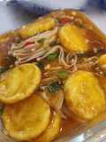 Tofu Telur Jamur Enoki