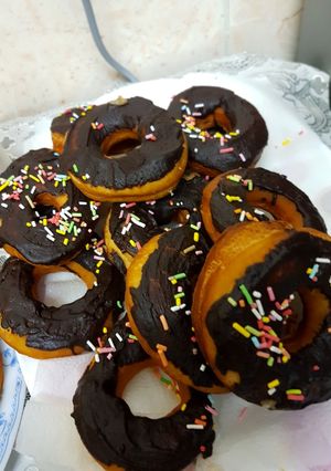 صورة لوصفة دونات 😍😍