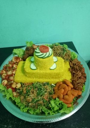 Foto resep Nasi tumpeng homemade