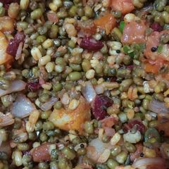 Moong salad A picture of Moong salad.