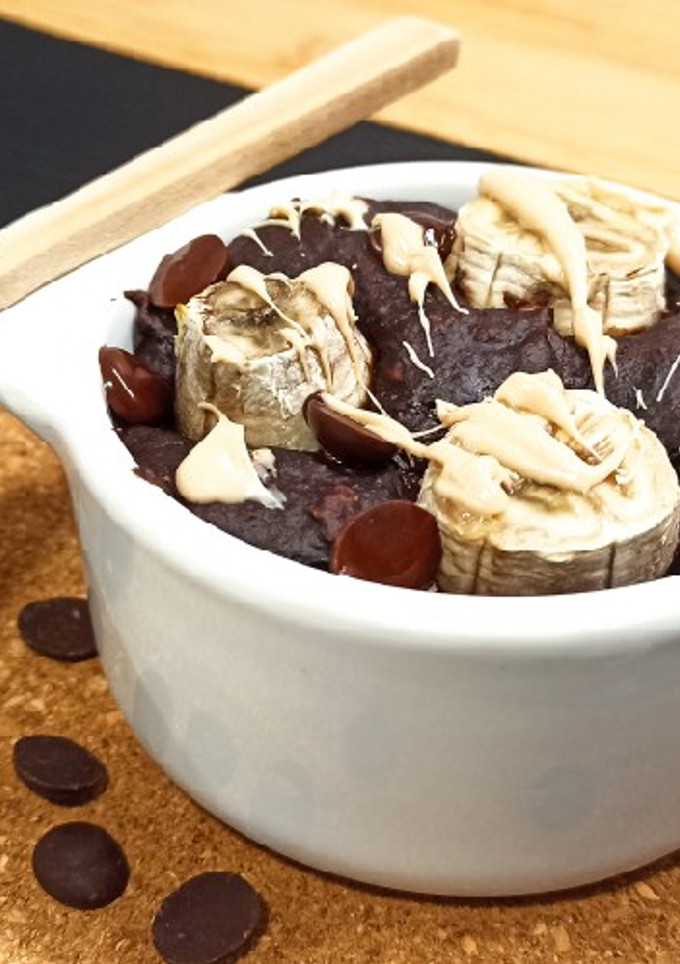 Una foto de Golosa y rápida "tentación" de chocolate 🍫 y 🥜