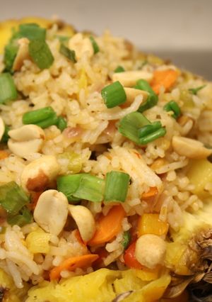 A picture of Thai Pineapple Fried Rice.