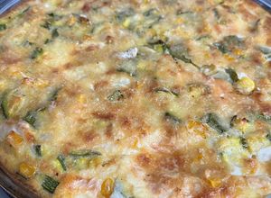 Una foto de Quiche de Calabacitas/Zuchinis y Queso