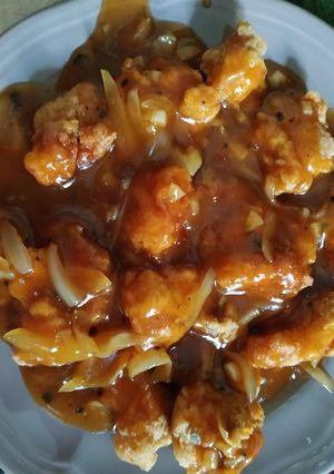 Foto resep Ayam Krispi saus bistik