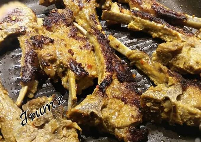 Recipe of Ultimate 🌶🍖Spicy Grilled Lamb Chops🍖🌶