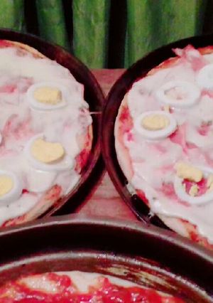 Una foto de Pizza casera