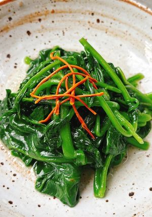 Hình của món Rau Mồng Tơi Xào.