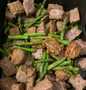 Easy Way Make Recipe Spicy steak bites with asparagus that is Delicious, Really Delicious}