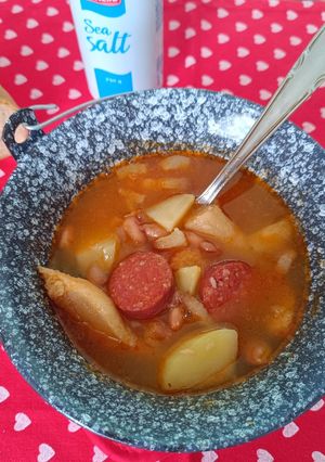 Hagyományos babgulyás recept fotója