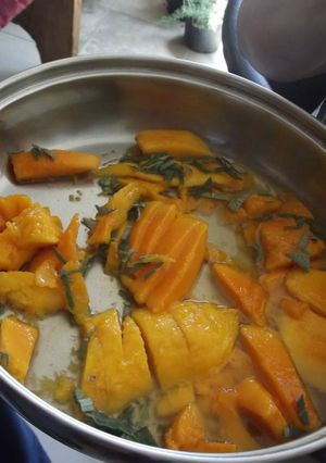 Una foto de Calabaza guisada de rancho