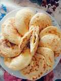 خبز البطبوط المغربي بالجبنه