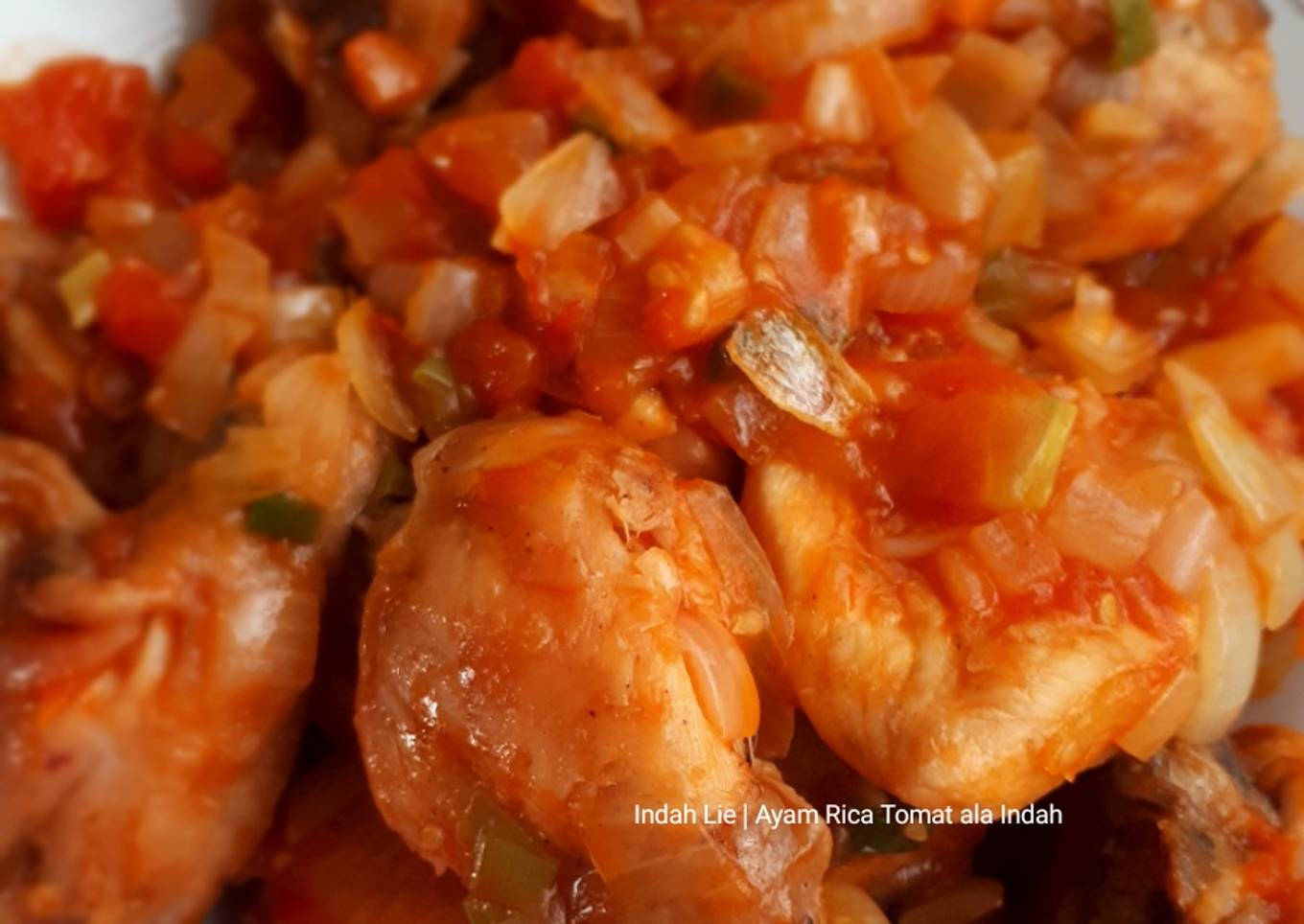 Ayam Rica Tomat ala Indah