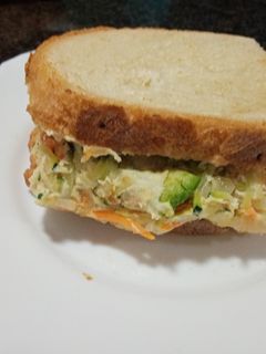 Una foto de Bocadillo de verduras