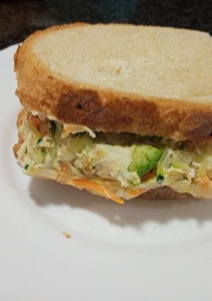 Una foto de Bocadillo de verduras
