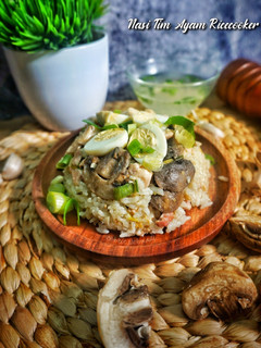 Foto resep Nasi tim ayam Rice Cooker