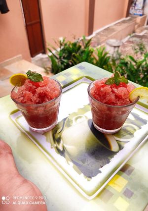 A picture of Watermelon Sorbet.