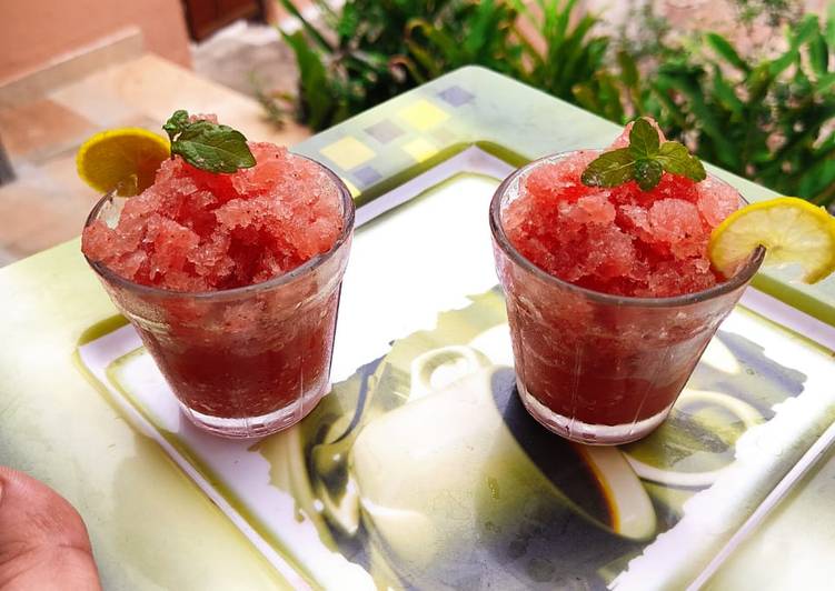 Simple Way to Make Perfect Watermelon Sorbet