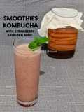 Smoothies Kombucha With Strawberry, Lemon & Mint