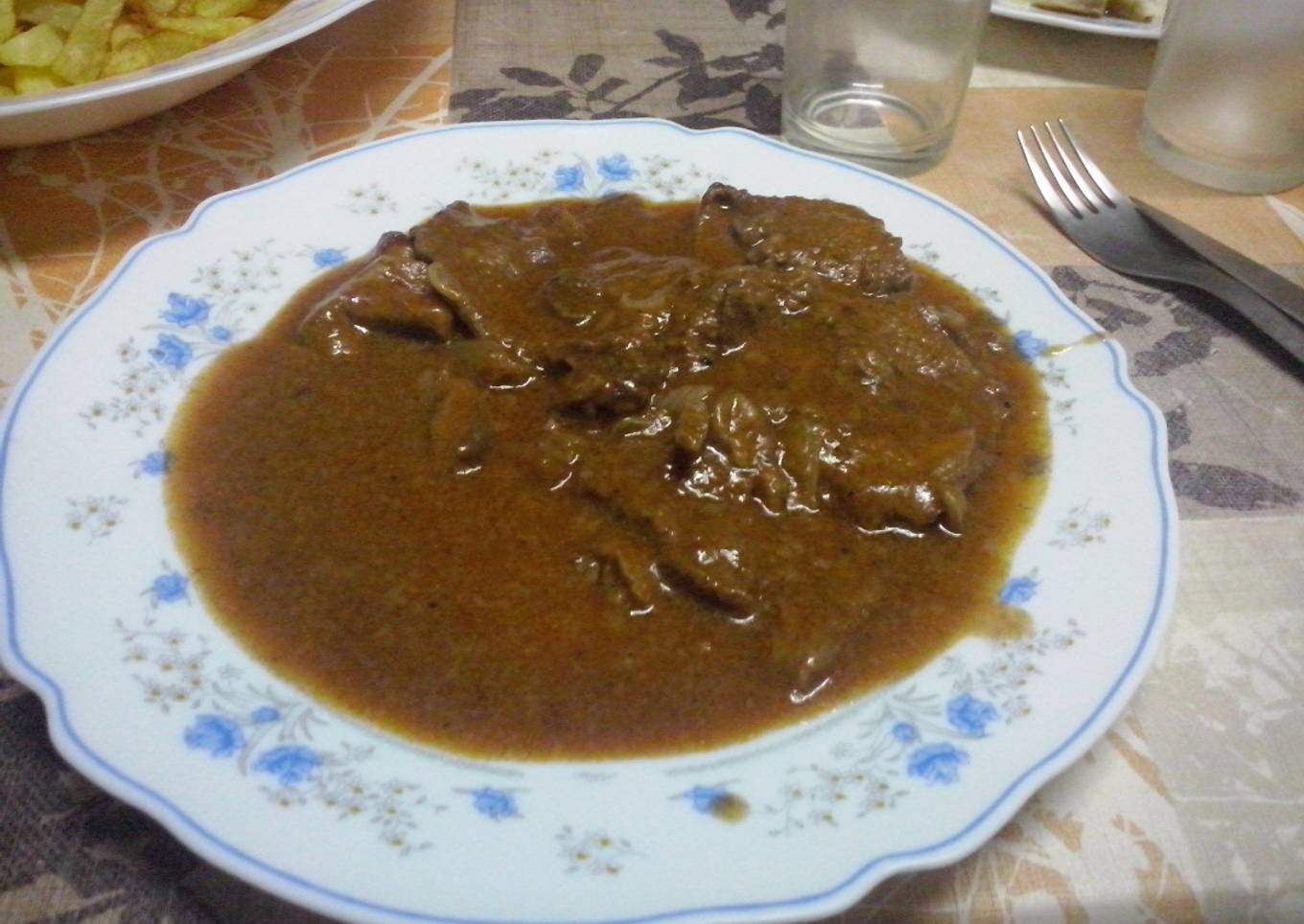 Fricandó de ternera