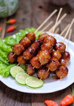 Foto resep Bakso bakar madu